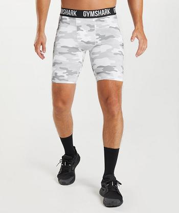 Pánské Šortky Gymshark Element Baselayer Světle Šedé | CZ 2188ZUT